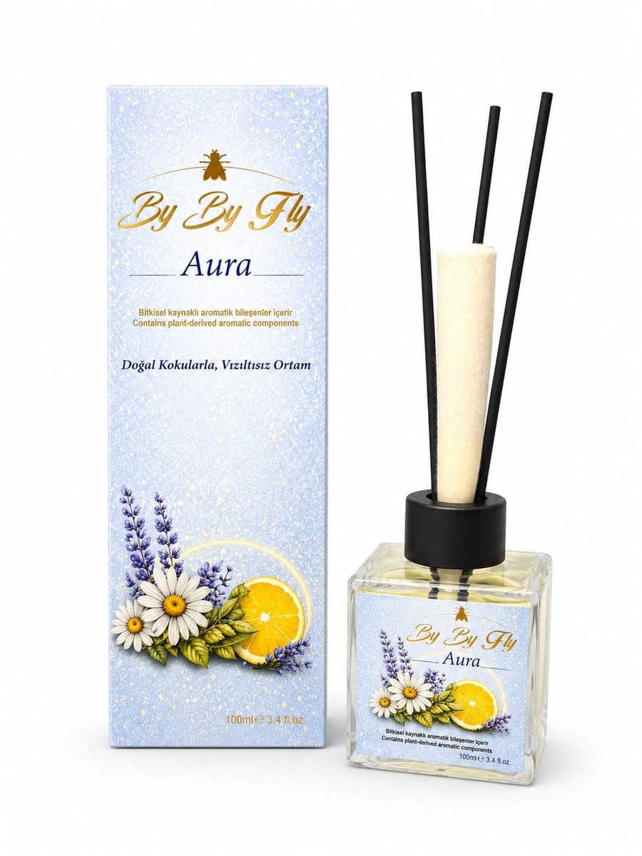 By By Fly Aura 100 ml ürün kutusu ve şişesi